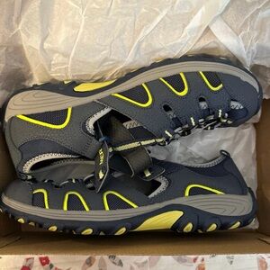 Merrell Blue and Yellow Water Shoes with Ventilation